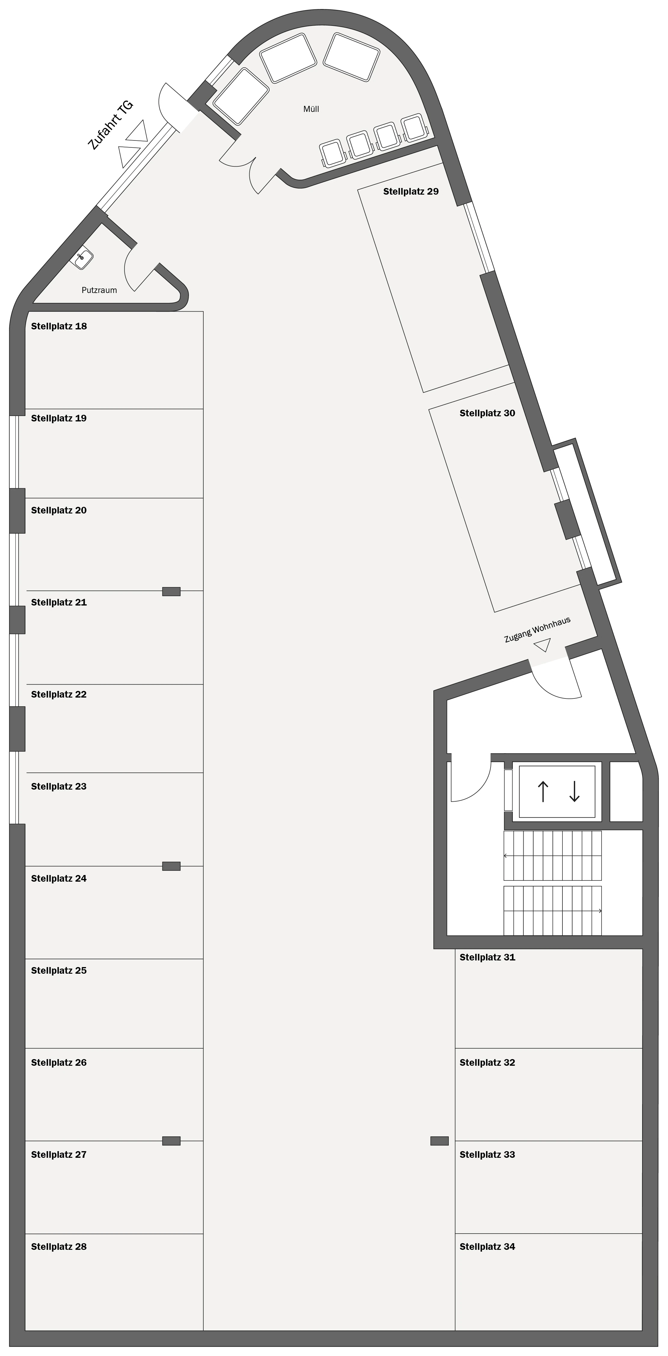 1. Untergeschoss – Schillerstraße