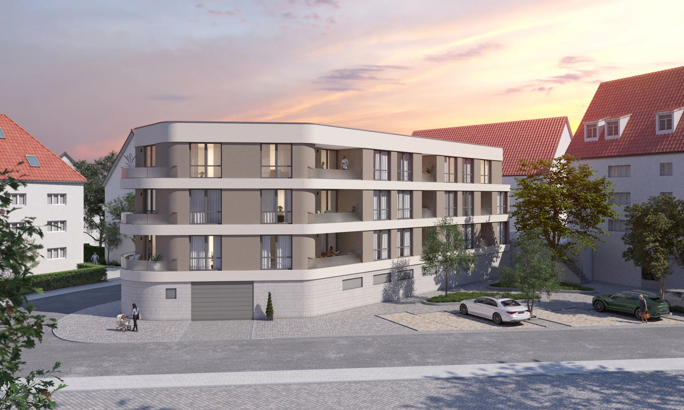 Schillerstraße in Langenbrettach – Visualisierung 1