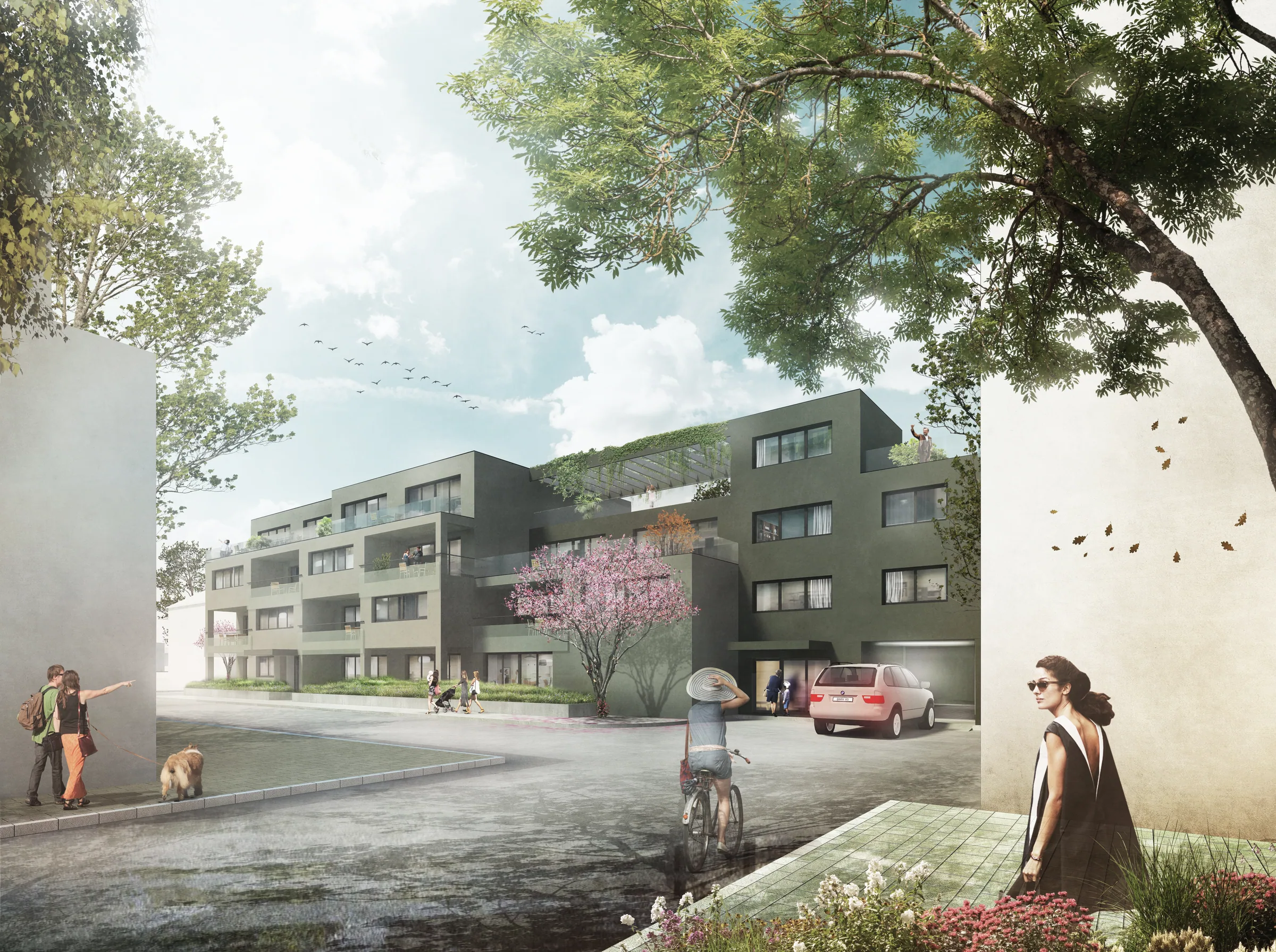 Rüsselsheimer Straße in Mannheim-Waldhof – Visualisierung 1
