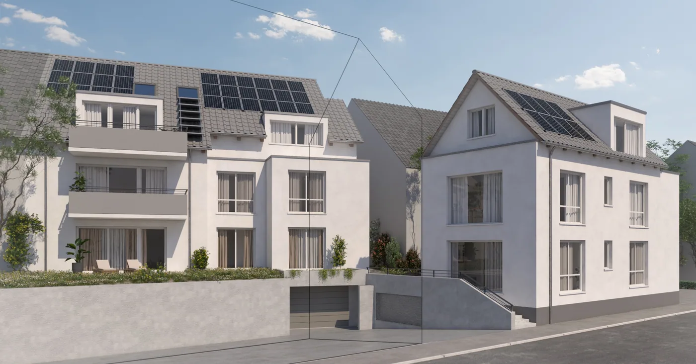Hauptstraße in Wiesenbach – Visualisierung 1